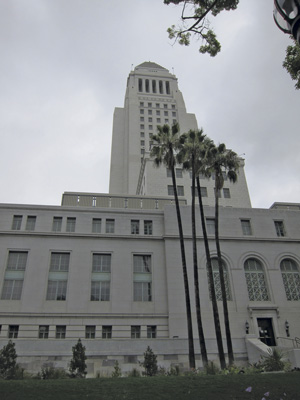 Los Angeles' iconic City Hall.