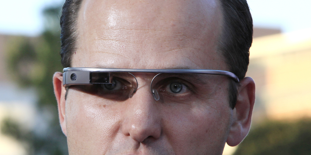 Google Glass for adjusting
