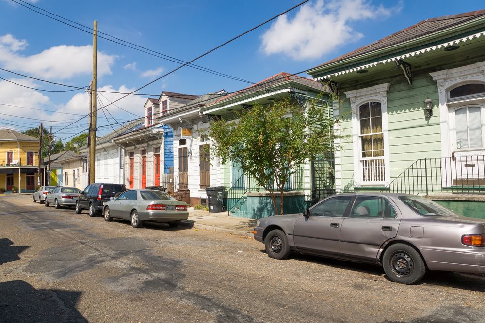 Homes on Royal Street in New Orleans