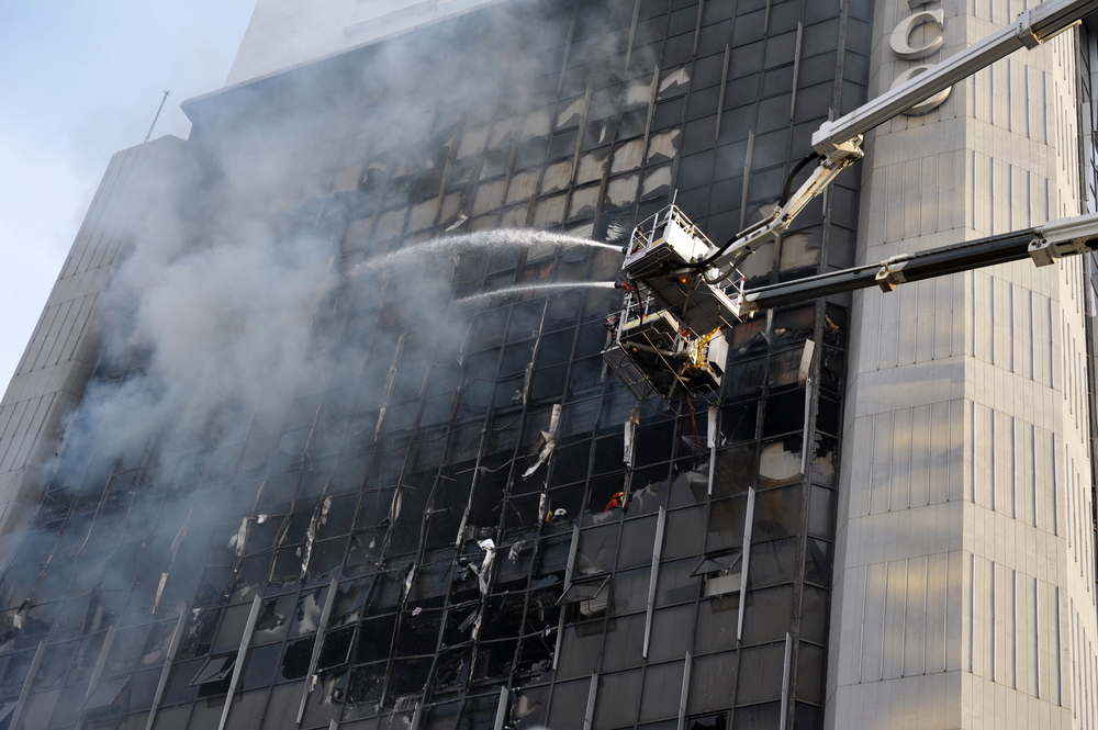 Fire-in-high-rise-building-in-Bangkok-SS-1000 Words