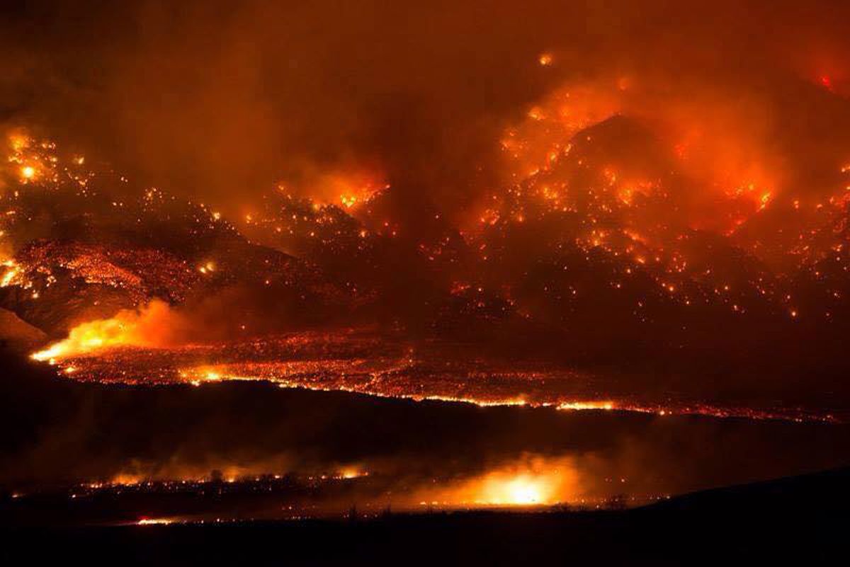 California Round wildfire