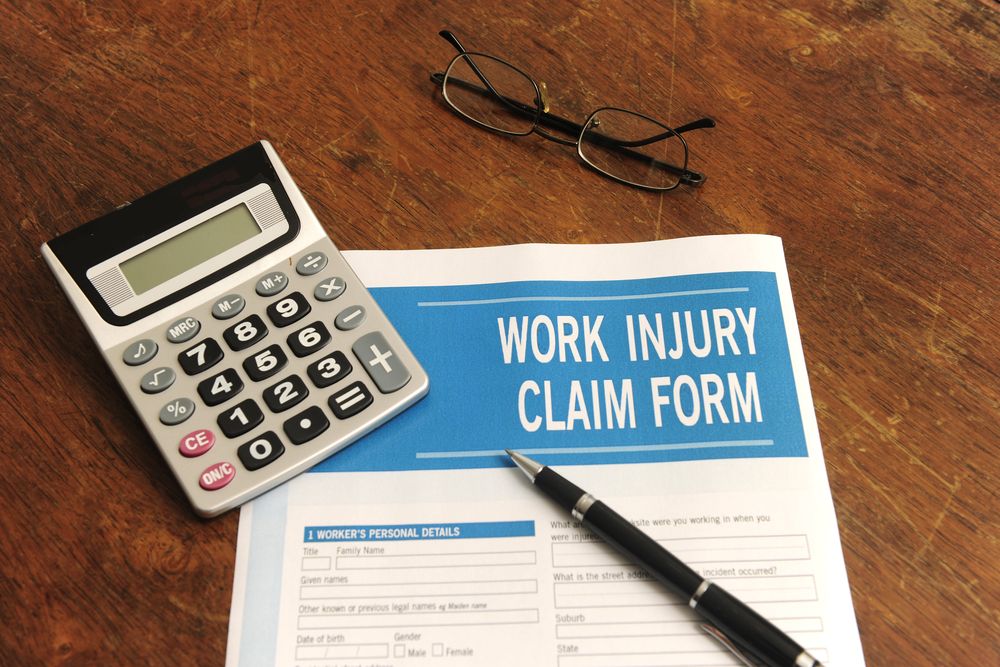 Work Injury Claim Form and calculator