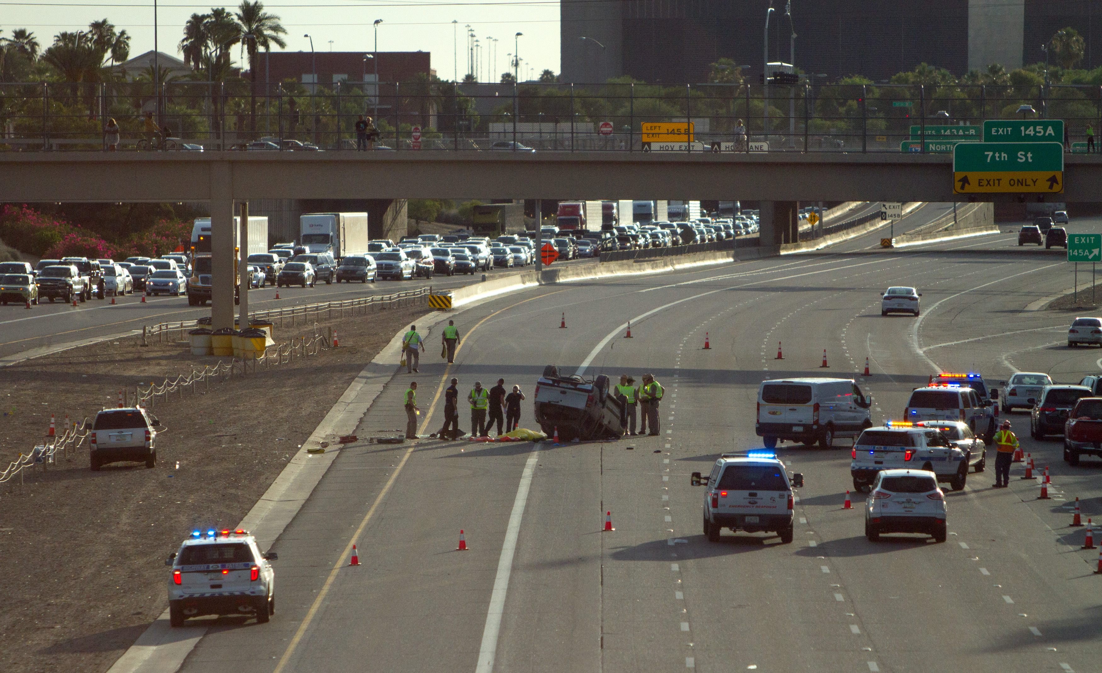 rollover crash in Phoenix