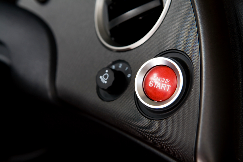 Vehicle ignition button