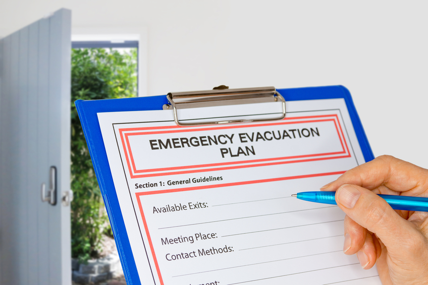 Emergency evacuation plan checklist
