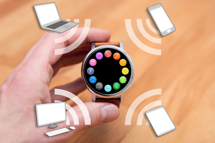 smartwatch and Bluetooth devices