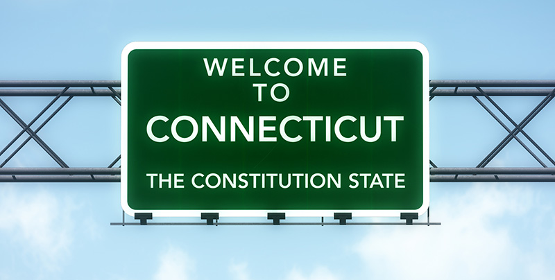 Connecticut highway sign