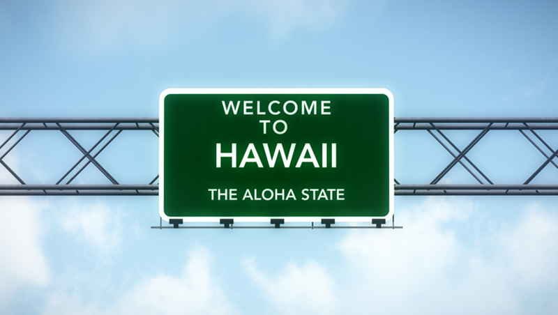 Hawaii highway sign
