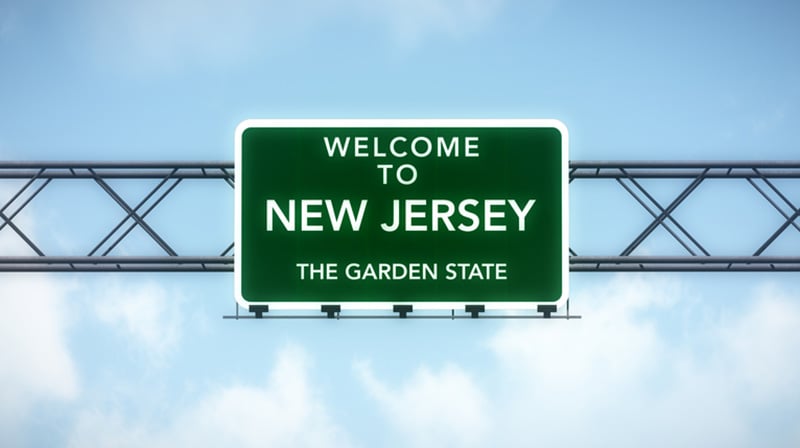 New Jersey highway sign