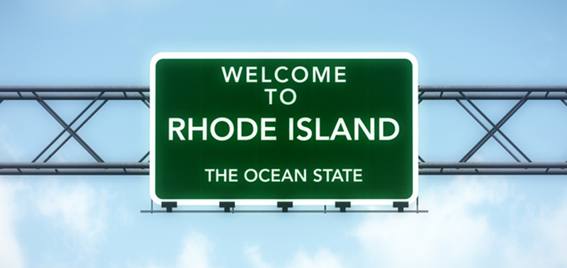 Rhode Island highway sign