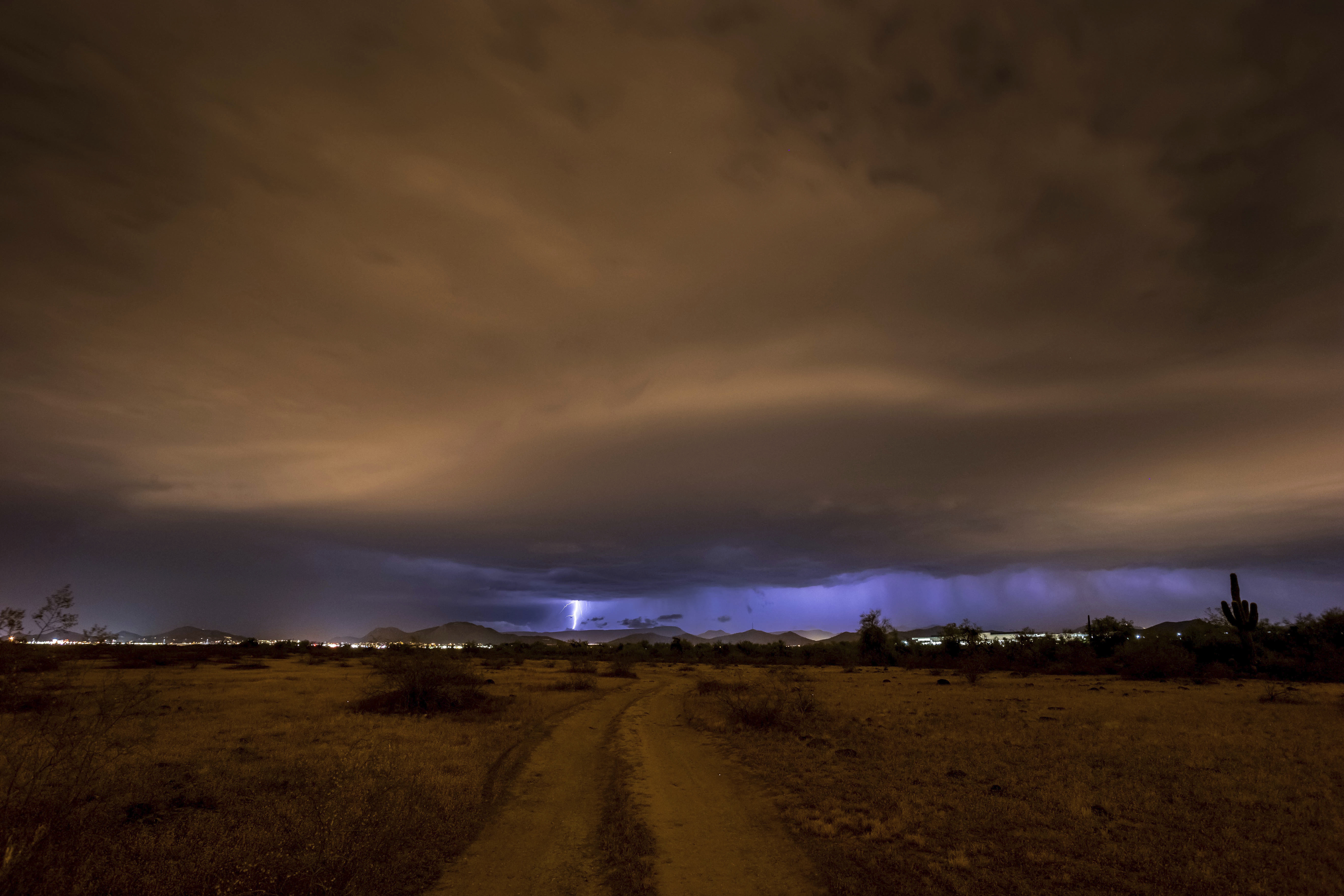 Lightning in Arizona