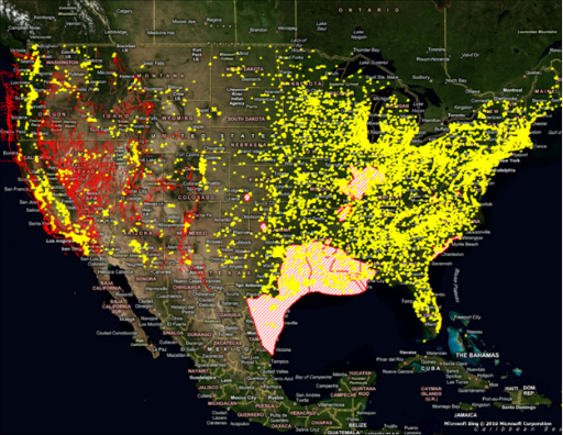 U.S. biological and chemical threat sites 