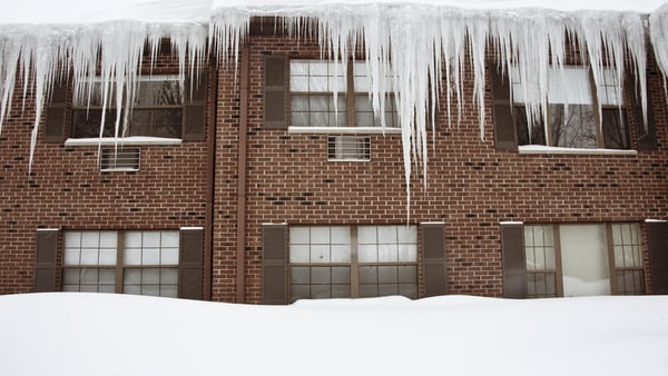Severe winter leads to fears of roof collapse and frozen pipes